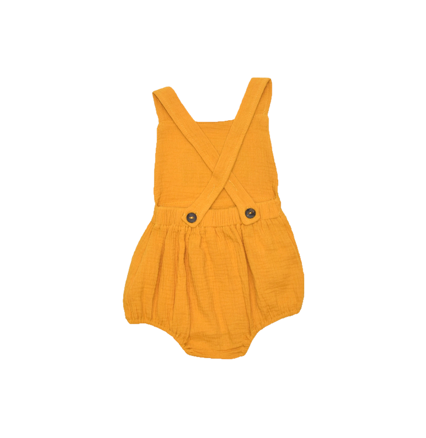 RAINBOW ROMPER / MUSTARD