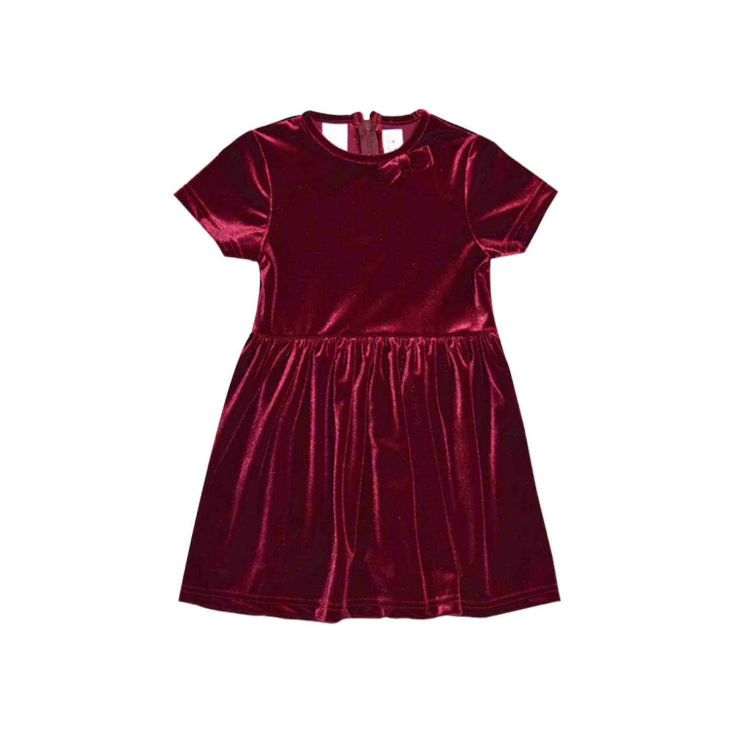 FJS STRETCH VELVET BURGUNDY