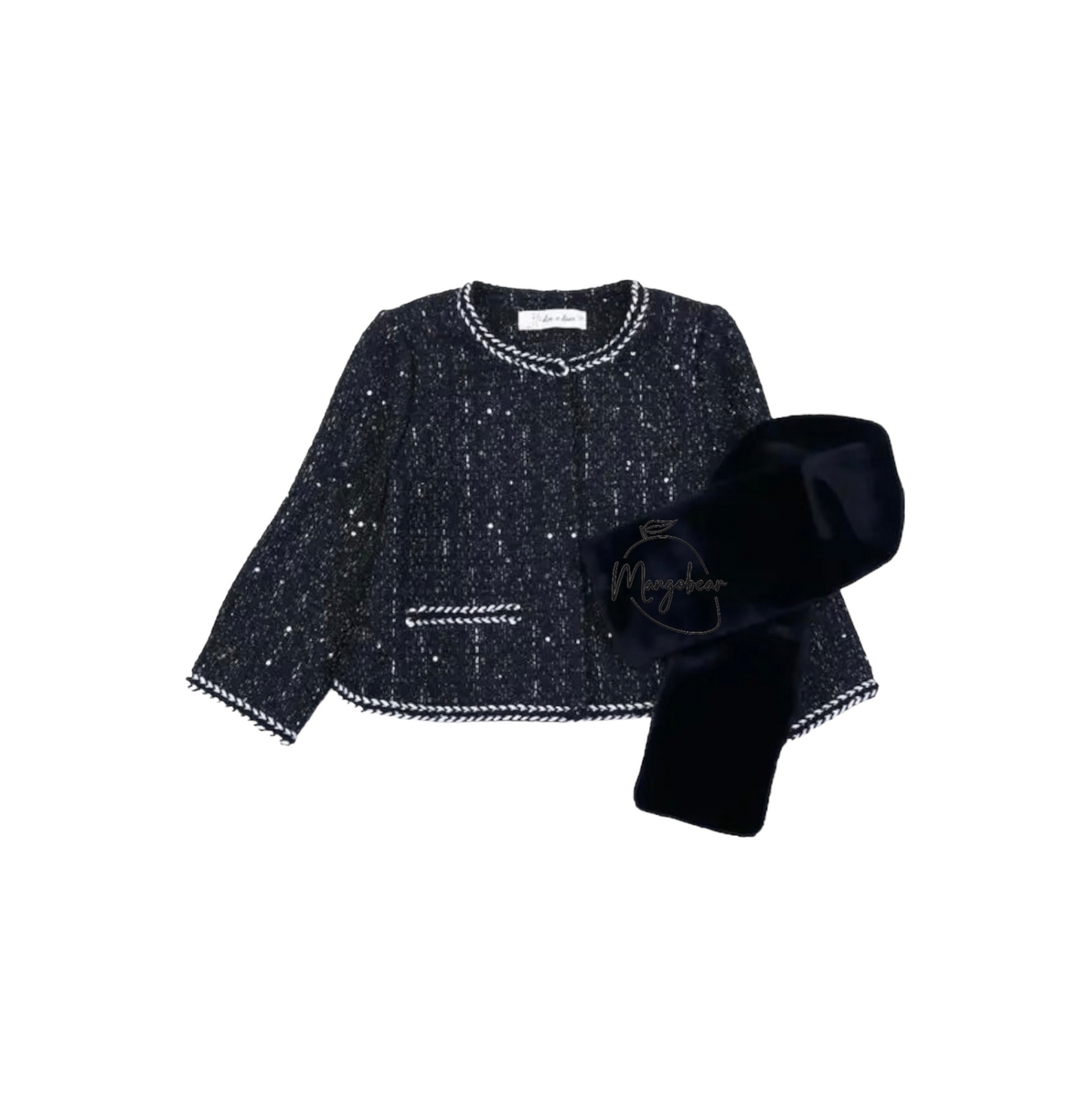 TWEED JACKET / BLACK