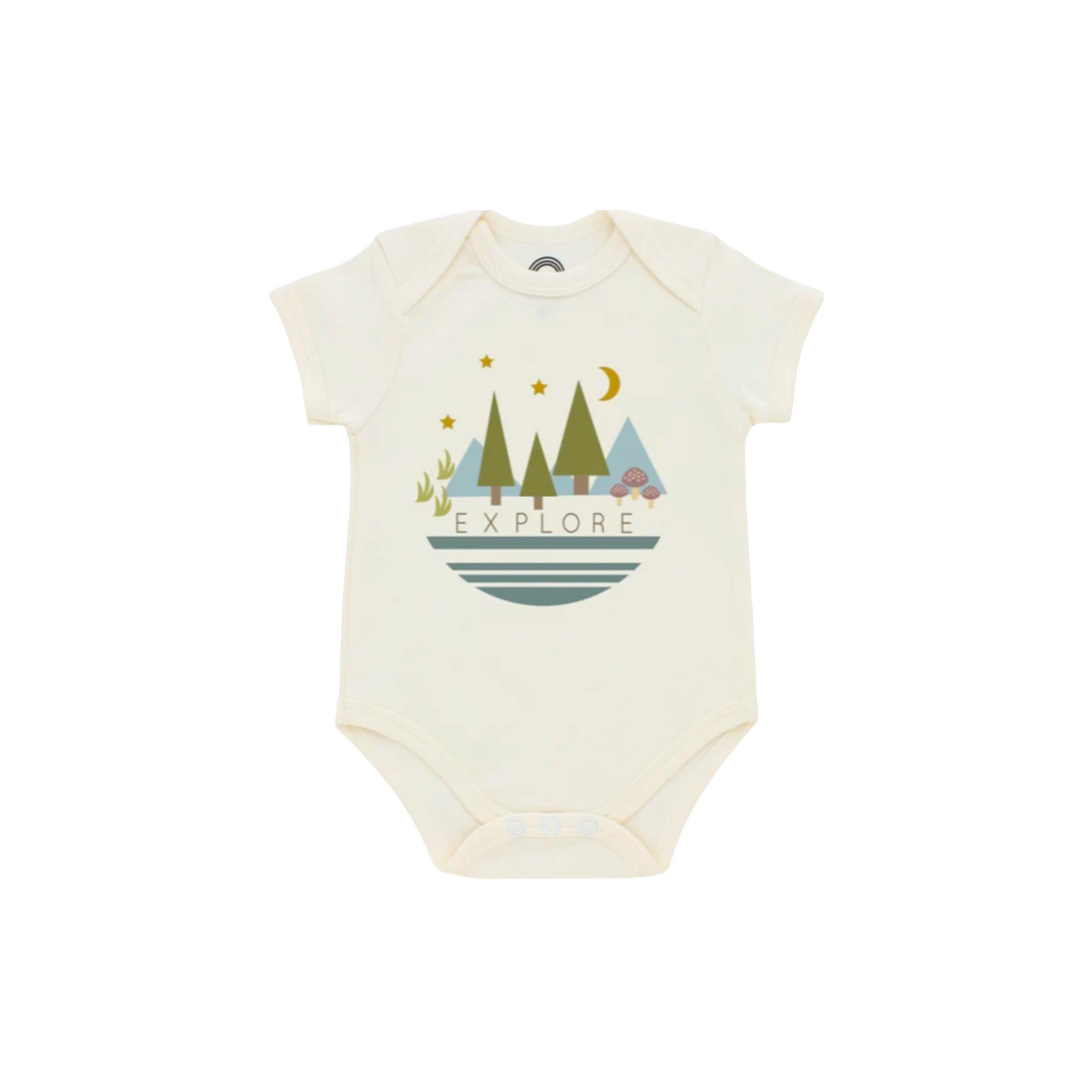 EXPLORE COTTON BABY ONESIE