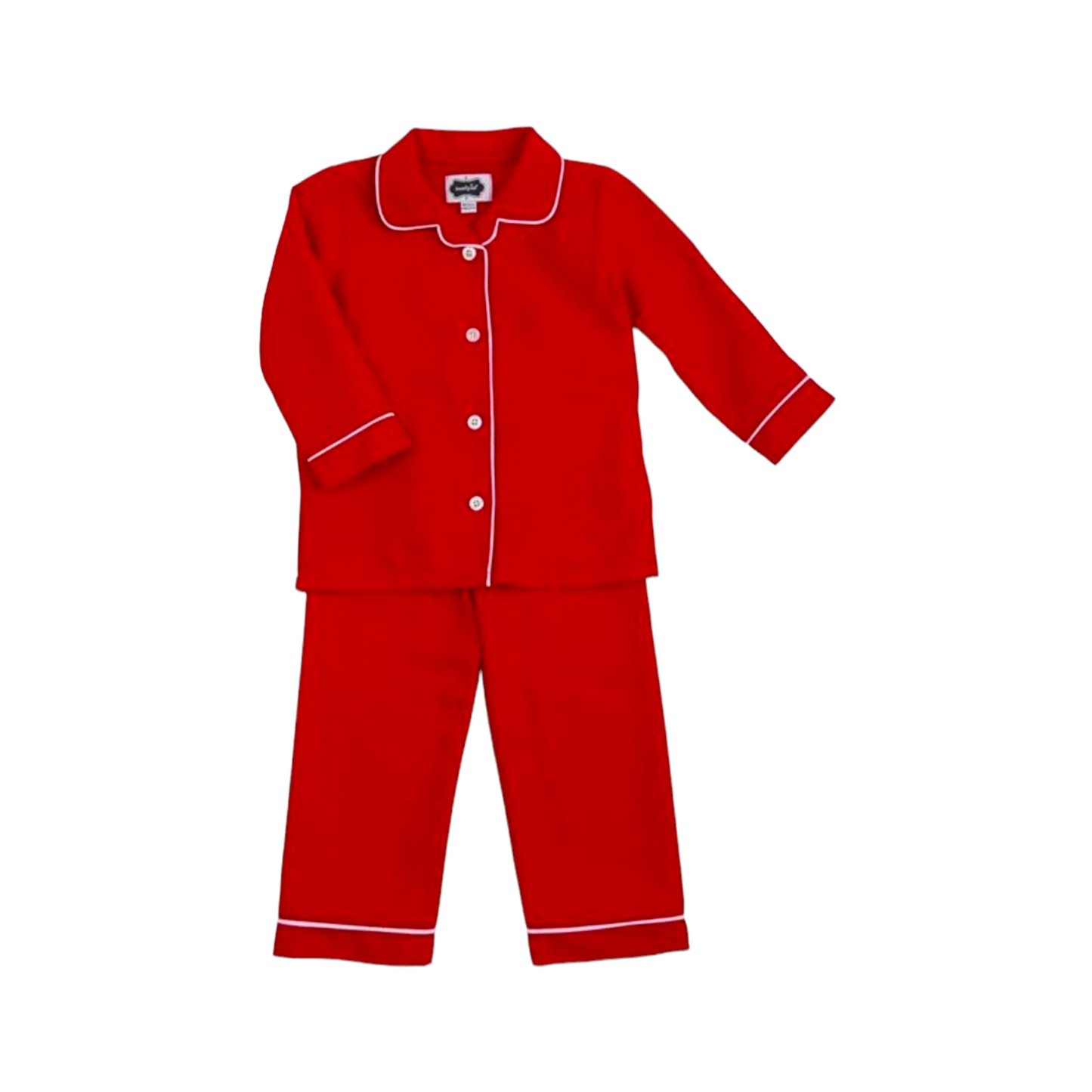 RED & WHITE PAJAMA SET