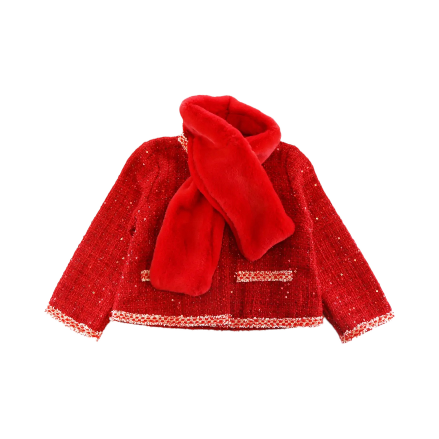 TWEED JACKET / RED