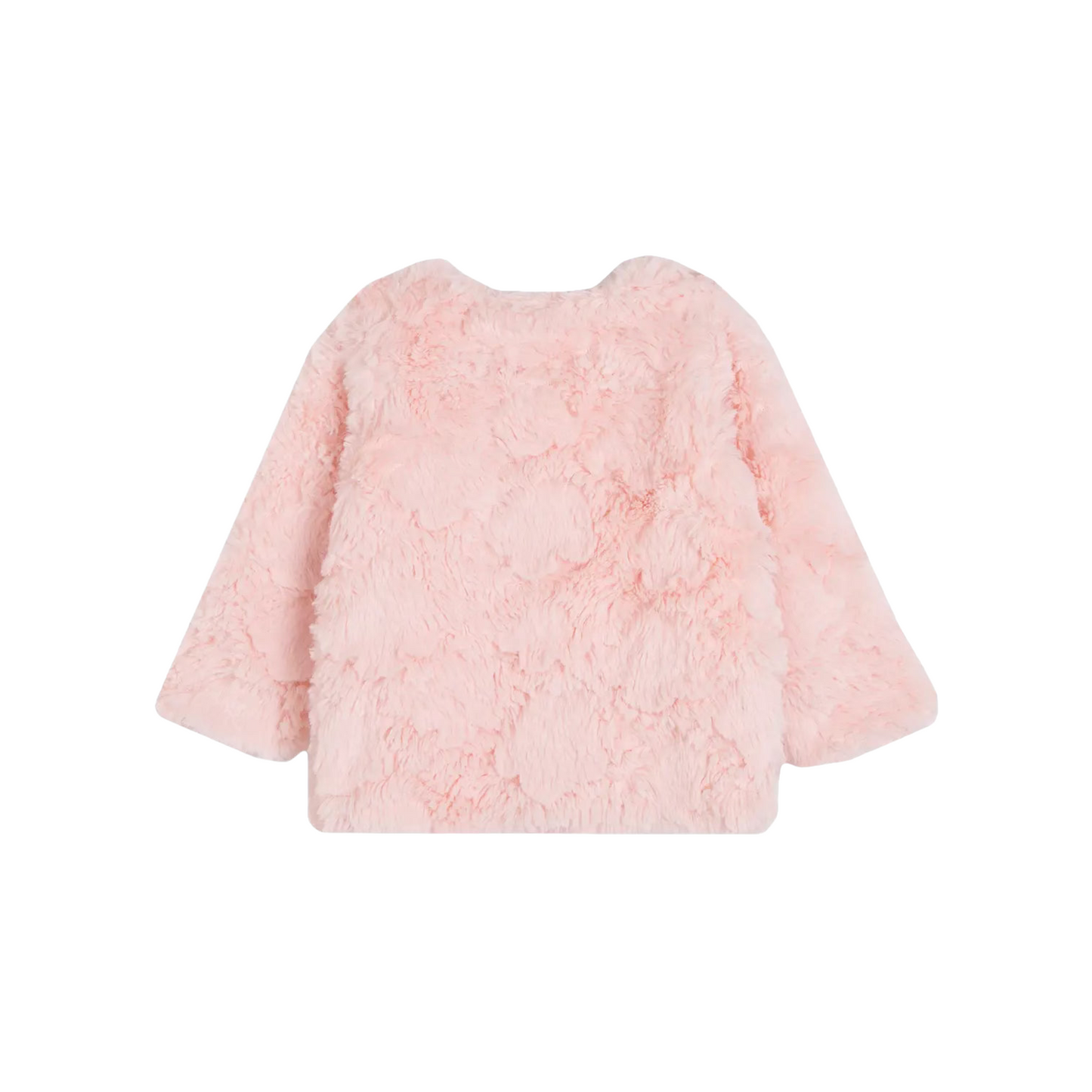 FAUX FUR LS COAT / PINK