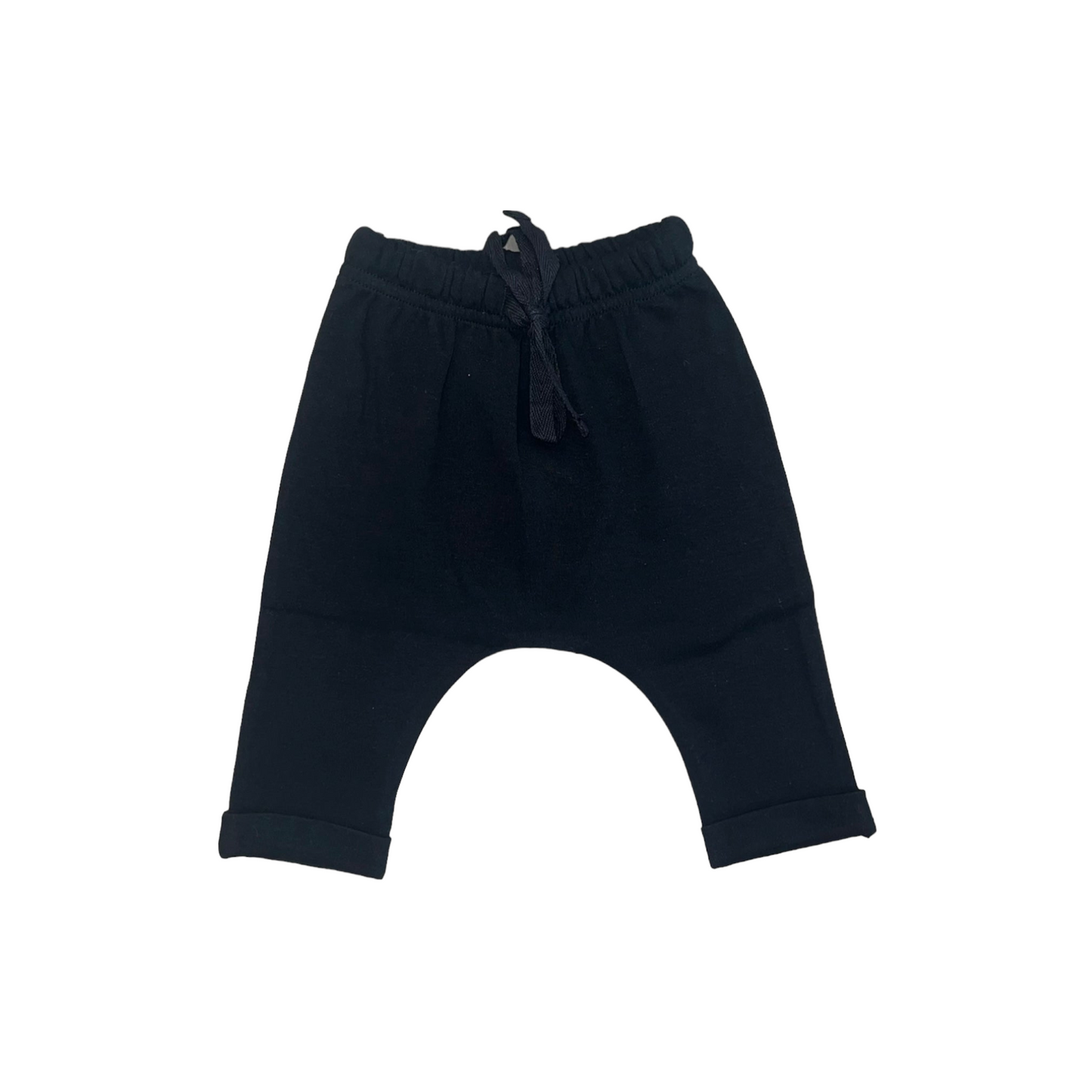 MIDNIGHT COTTON BABY JOGGERS