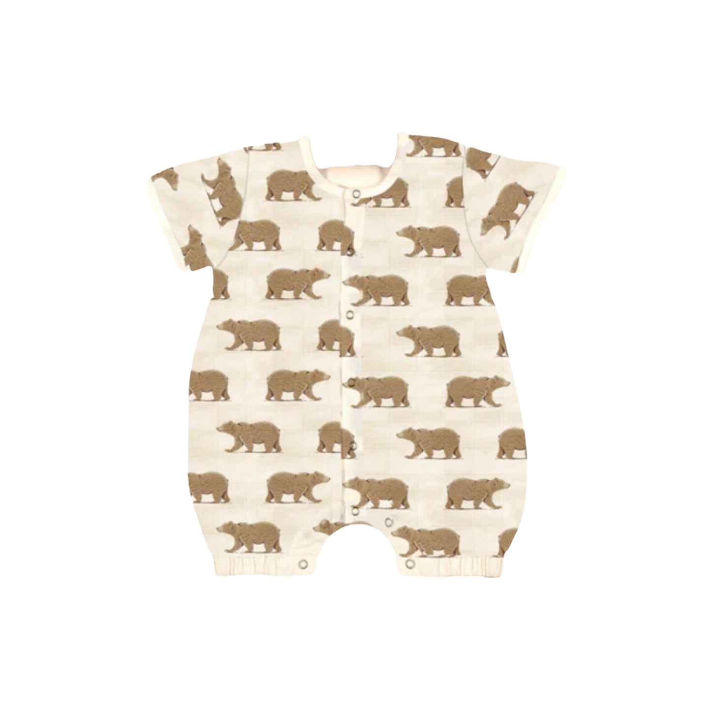 GOODNIGHT BEAR BAMBOO NEWCASTLE MINI ROMPER