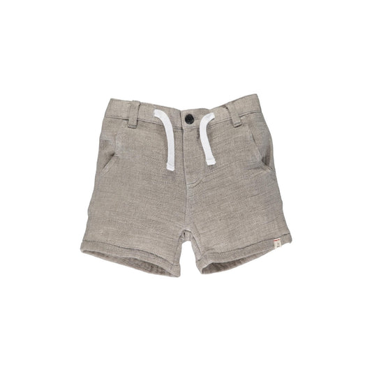 BROWN CREW GAUZE SHORT