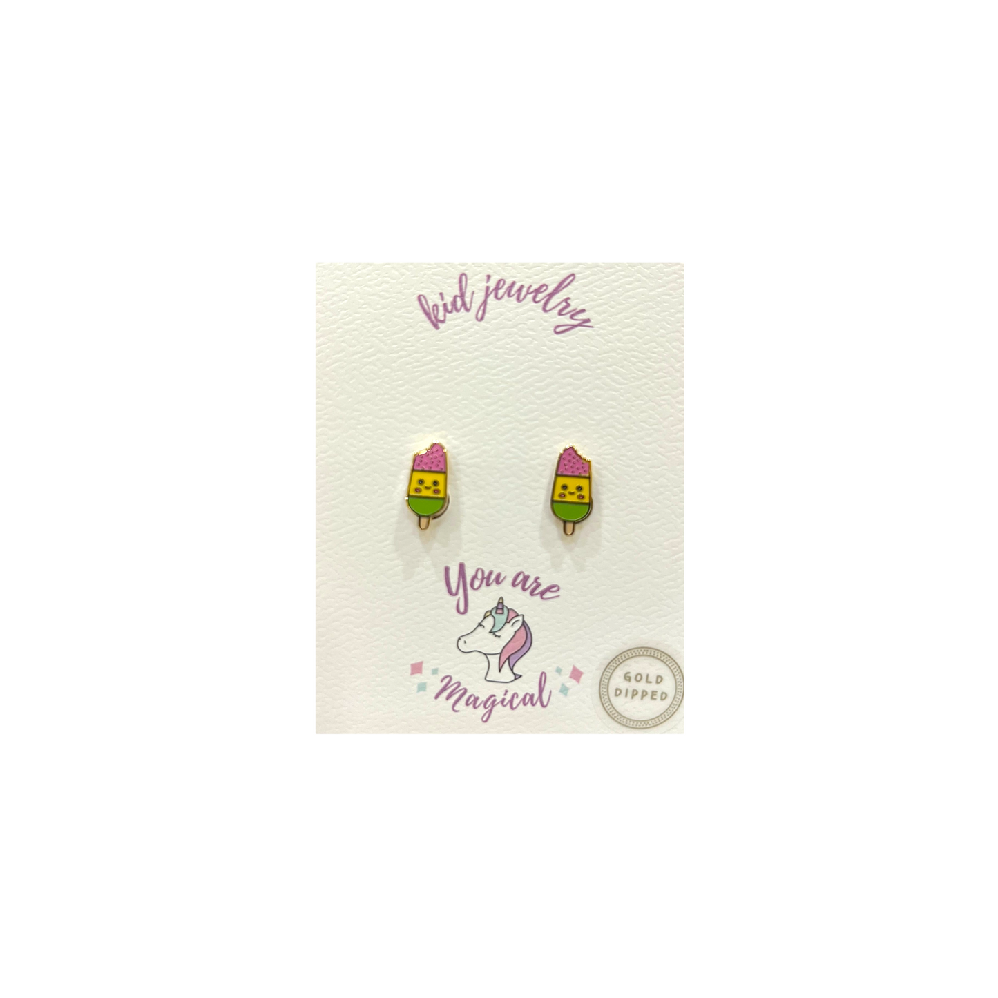 ICE CREAM BAR EARRINGS