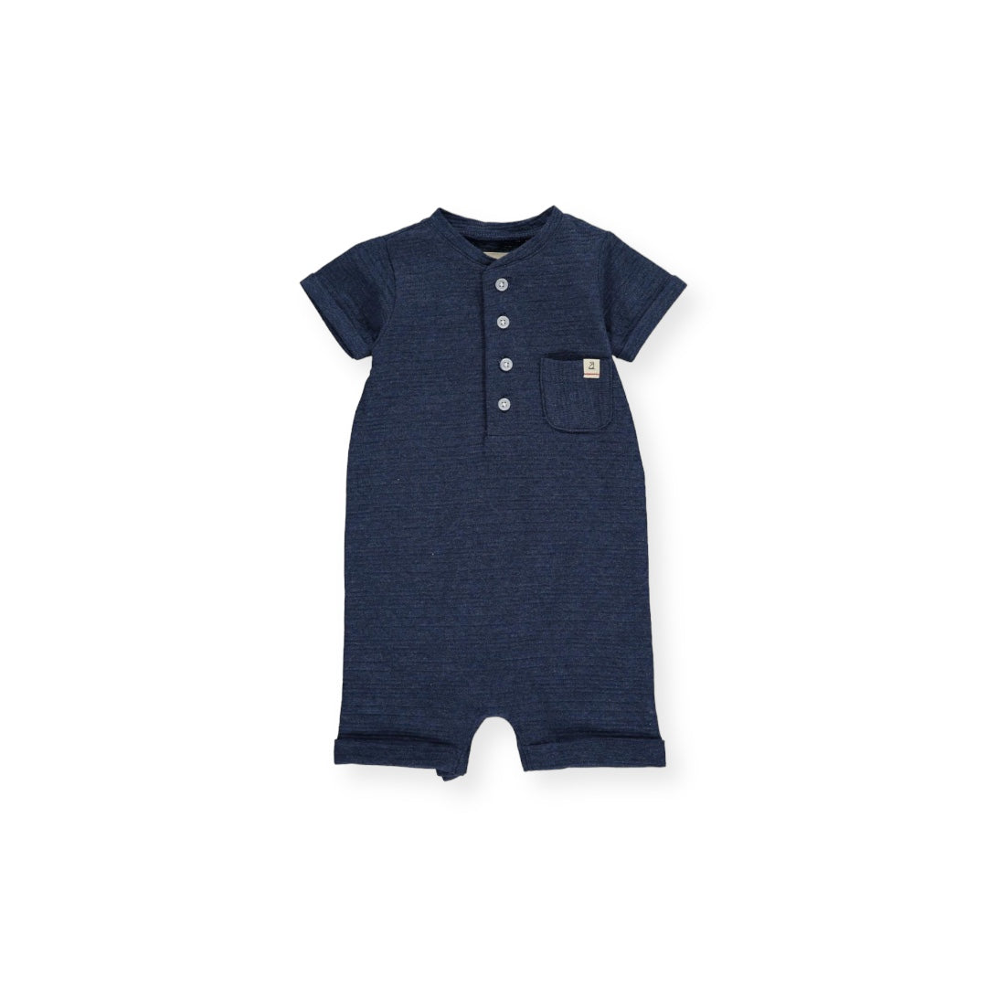 CAMBORNE HENLEY ROMPER IN NAVY