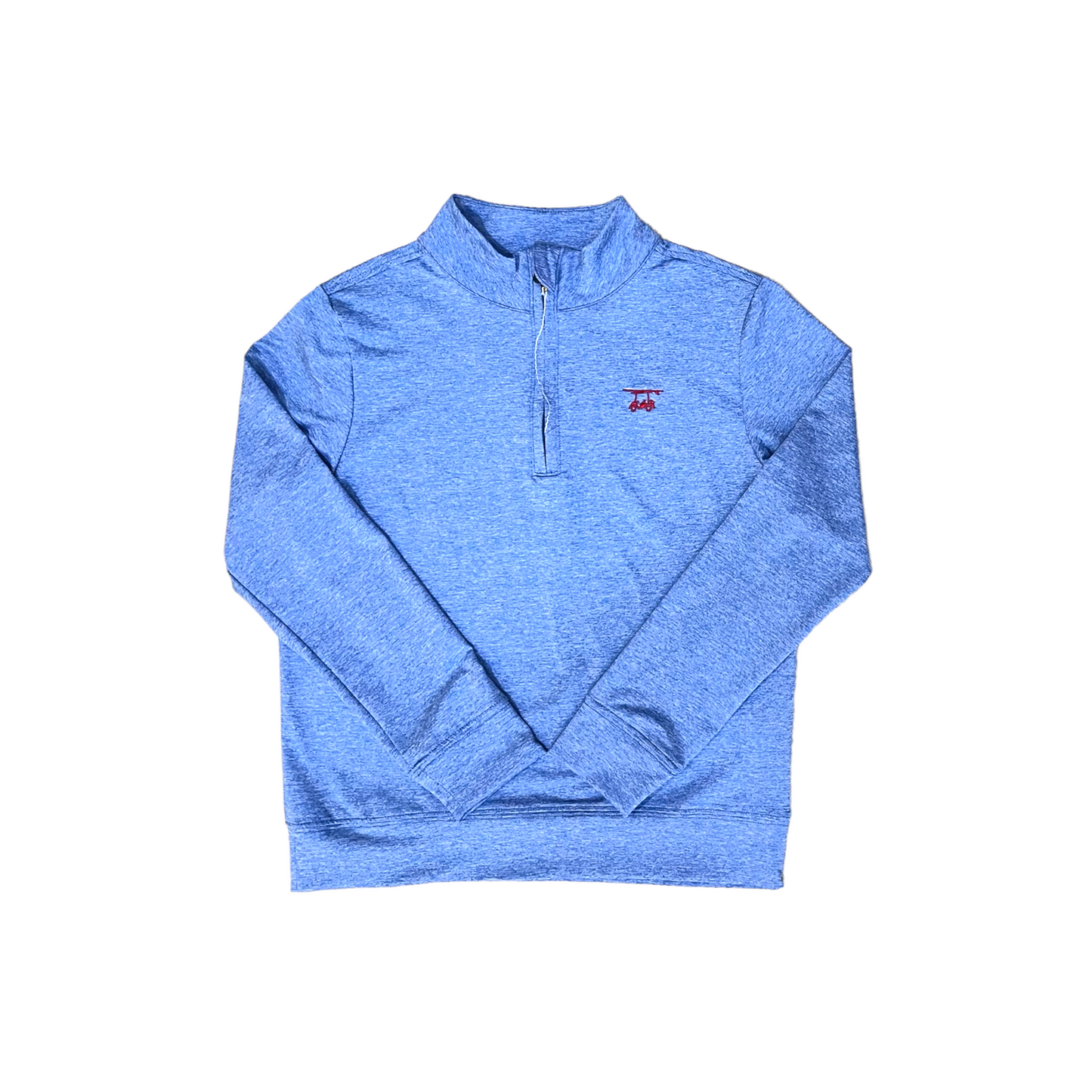 YOUTH OCEAN VIEW QUARTER ZIP / HEATHER REGATTA