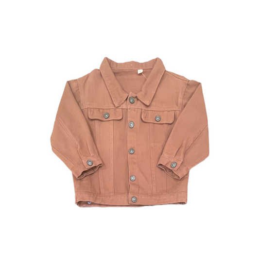 DENIM JACKET / PEACH