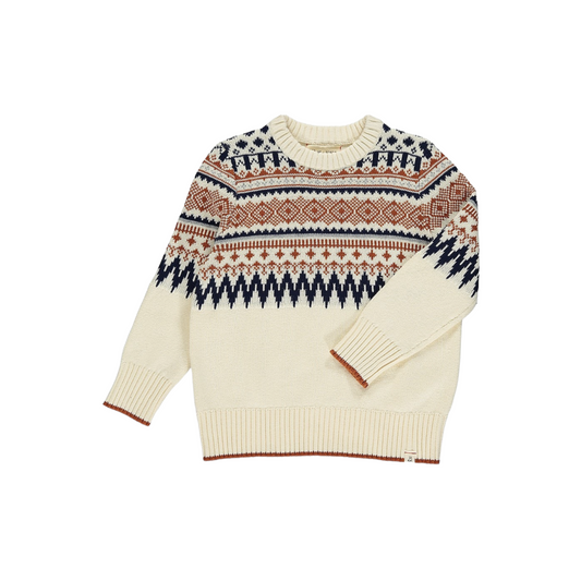 OSLO SWEATER / CREAM FAIRISLE