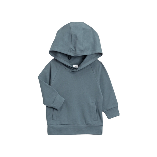 ASHLAND FRENCH TERRY HOODED PULLOVER / HARBOR