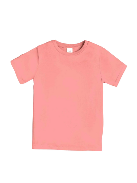 CLASSIC SHORT SLEEVE TEE - CREW NECK / ROSE