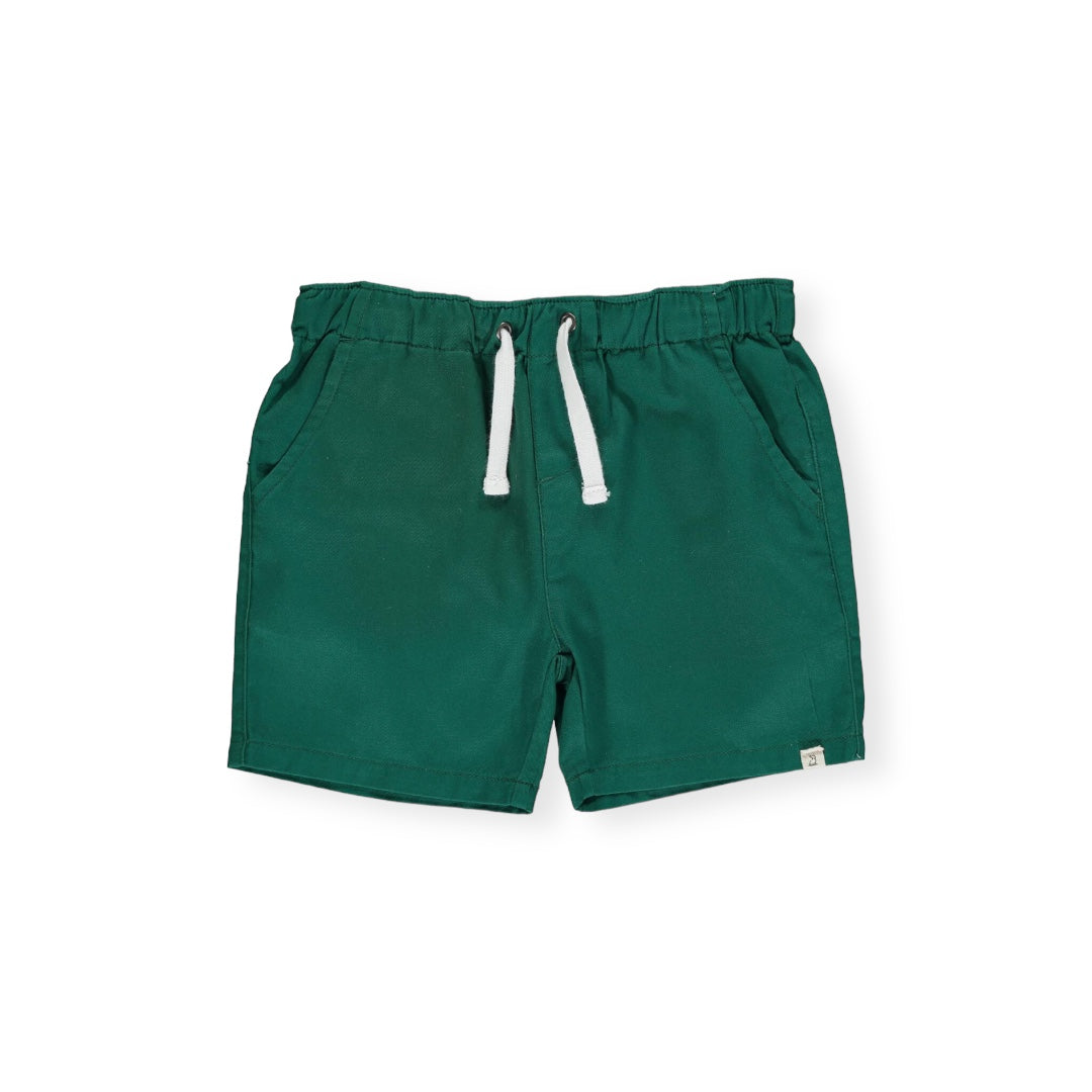 GREEN HUGO TWILL SHORTS