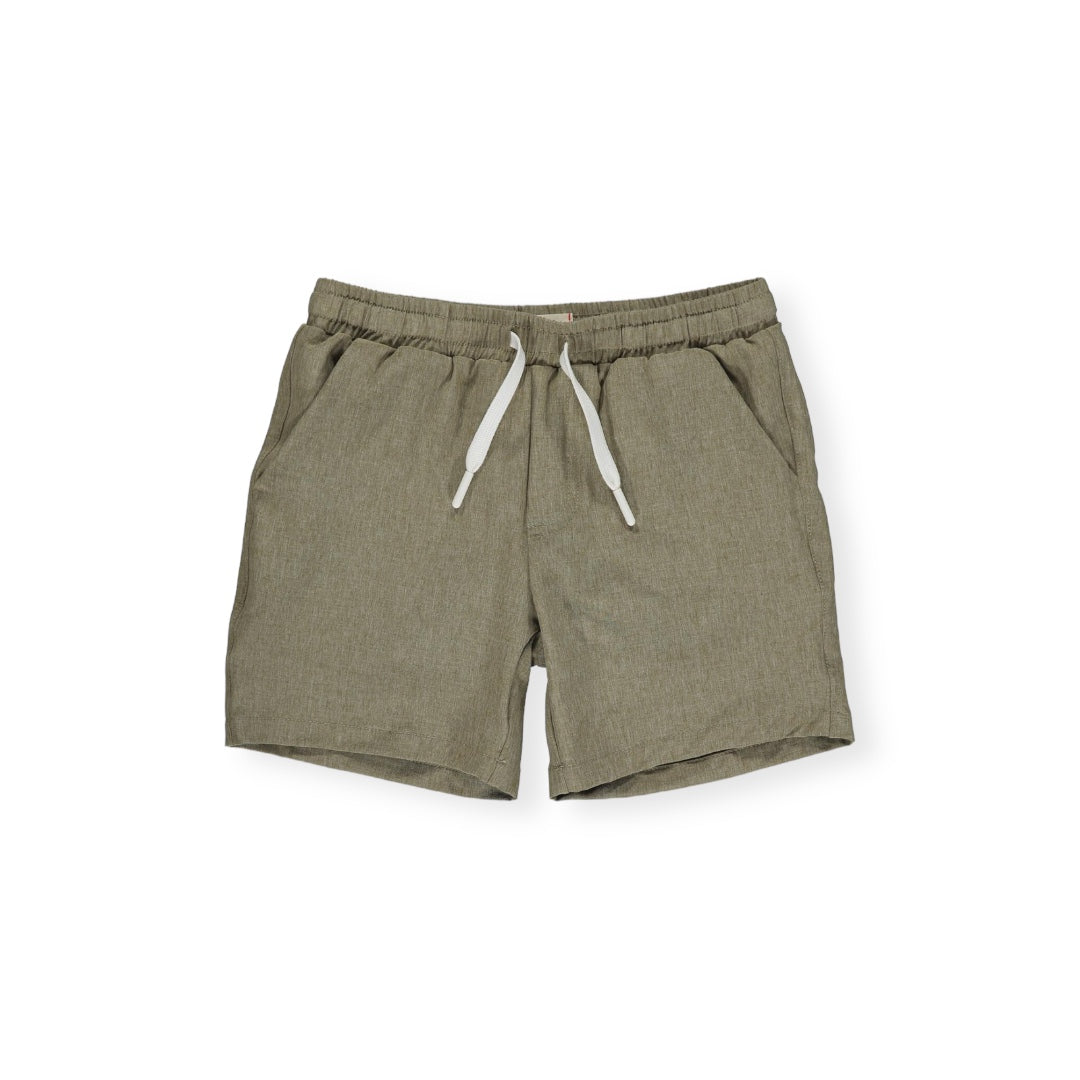 BEIGE SWIM SHORTS