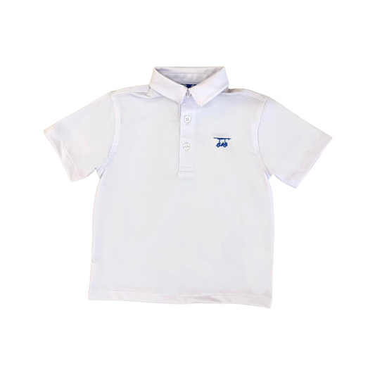 ALBATROSS YOUTH POLO / SOLID WHITE