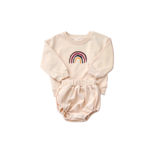 RAINBOW BABY SET / IVORY