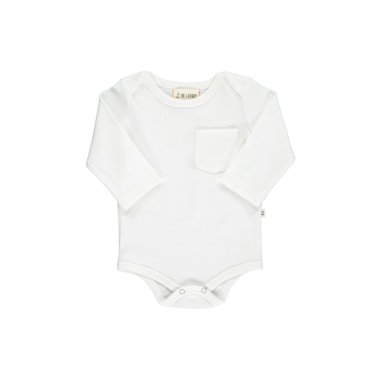 SOLID BRUSHED COTTON ONSIE / WHITE