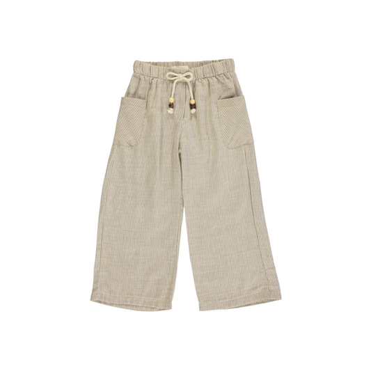 AIMEE WIDE LED PANT / GOLD STRIPE