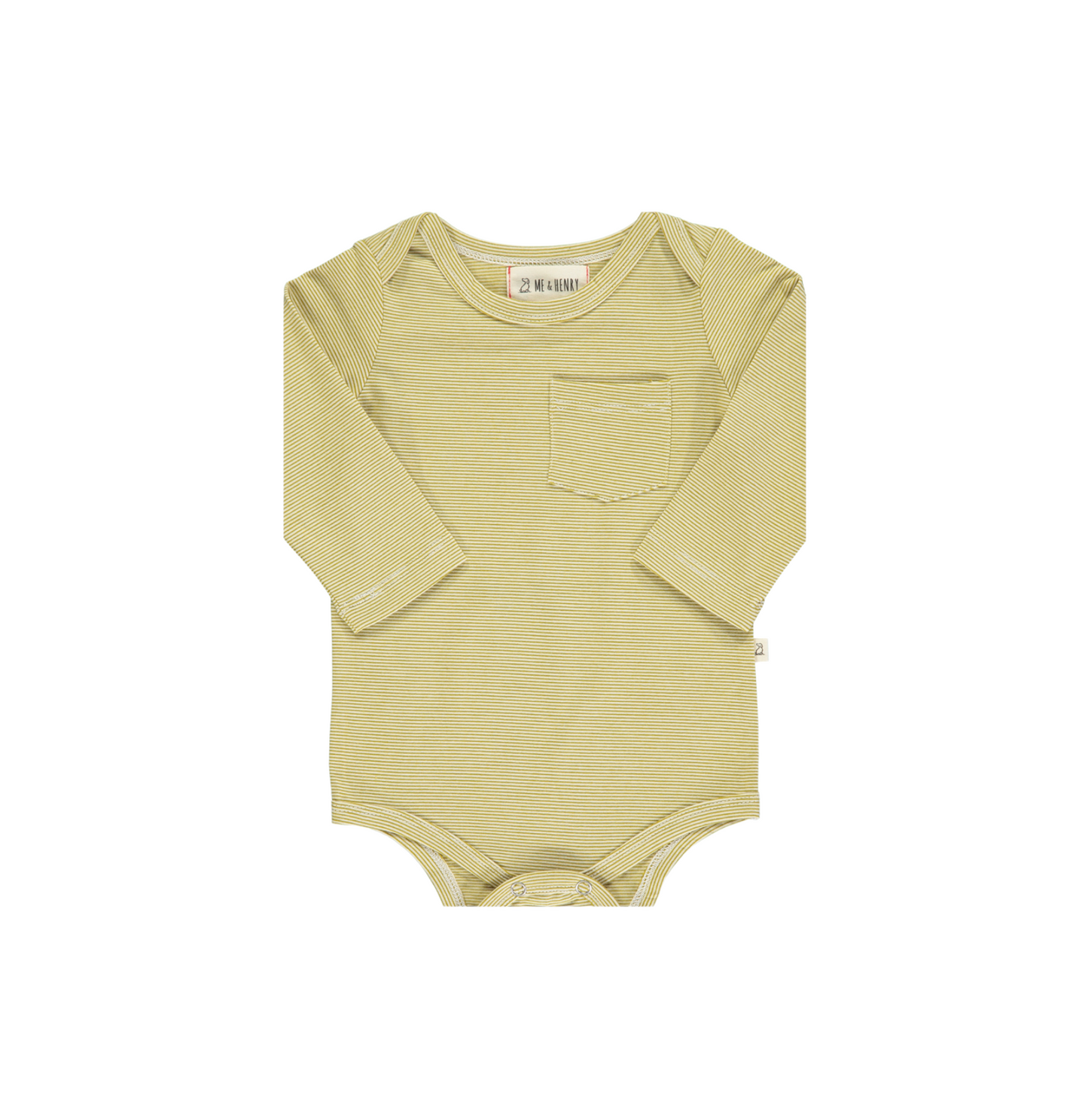 MICRO STRIPED ONSIE/ YELLOW&WHITE