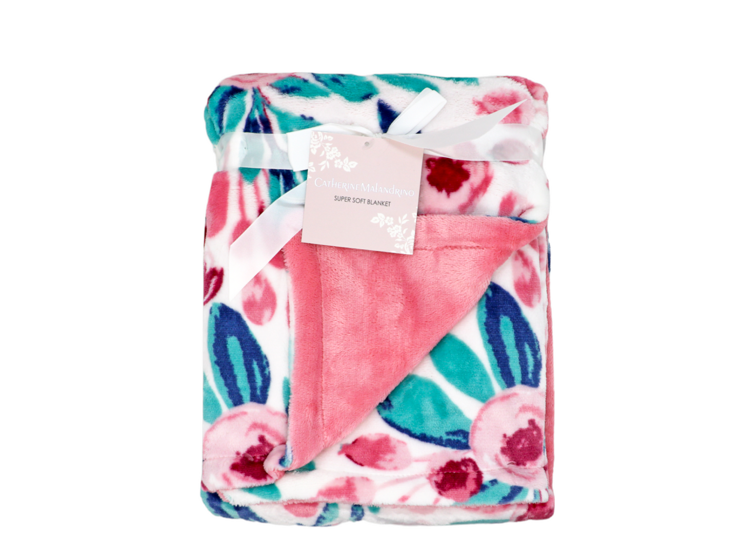 FLANNEL FLEECE BLANKET / FLORAL