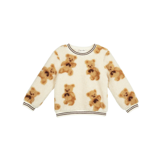 TEDDY BEAR FLEECE SWEATSHIRT