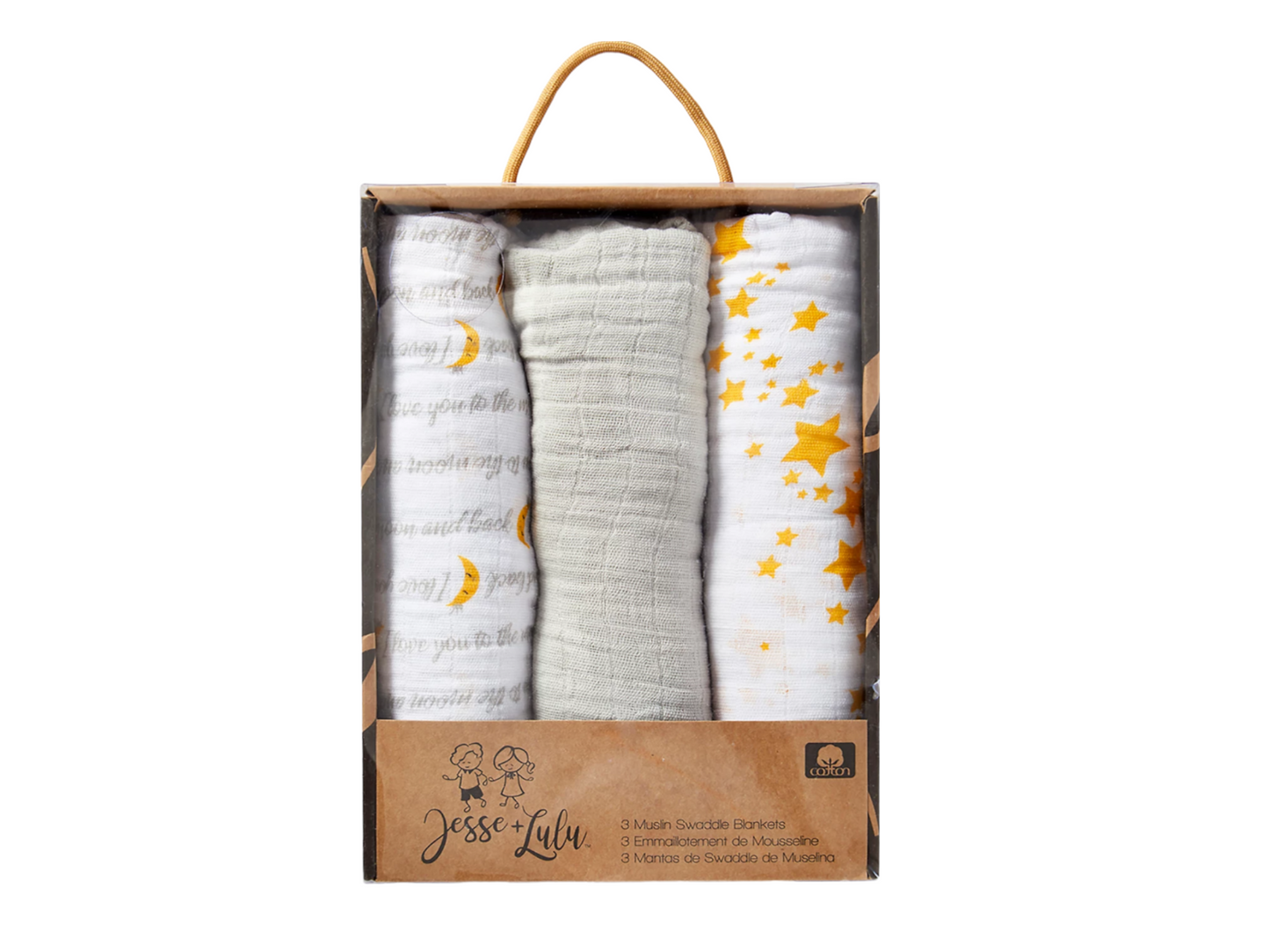 GALAXY MUSLIN SWADDLE BLANKET - SET OF 3