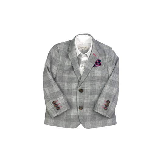 LONDON CHECK MOD SUIT TOP