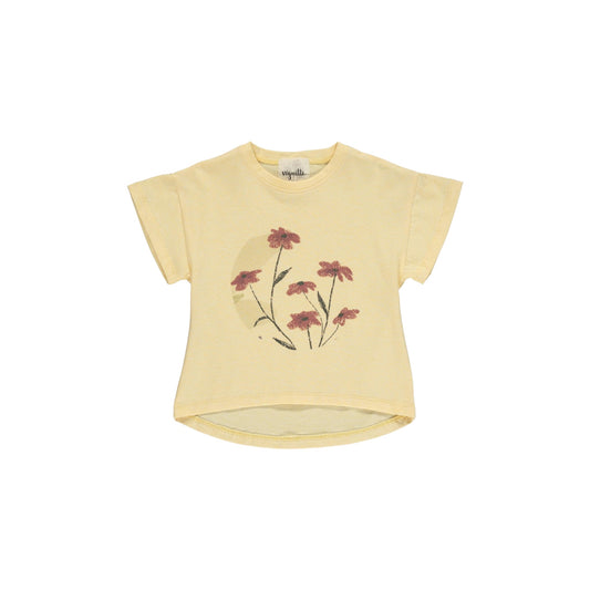 FLOWER PRINT TEE