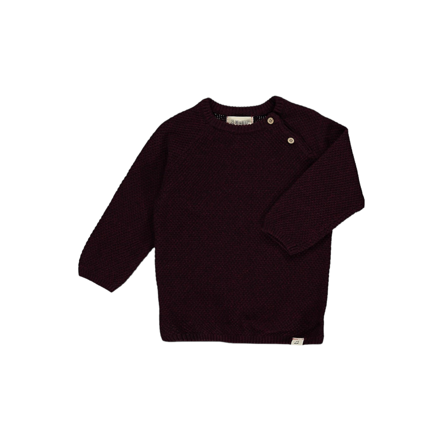 ROAN SWEATER / HEATHERED BURGUNDY