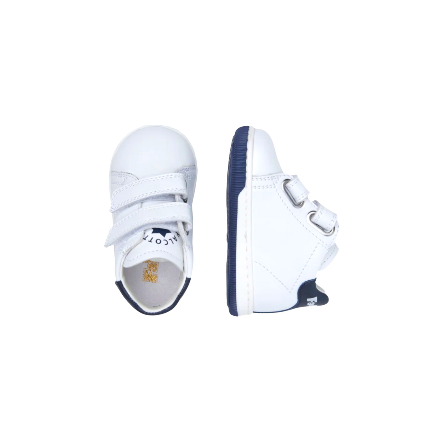 FALCOTTO SHOES / WHITE-BLUE