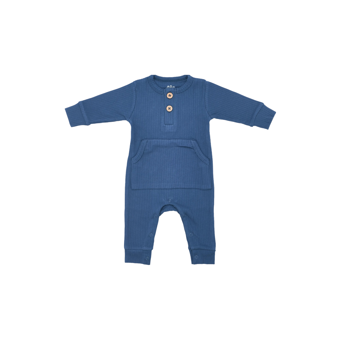 BABY RIBBED PLAYSUIT WITH POCKETS