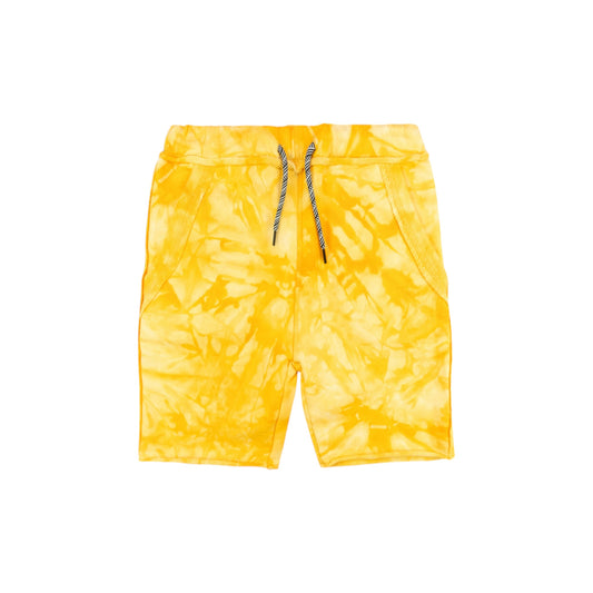 LEMON TIE DYE SHORTS