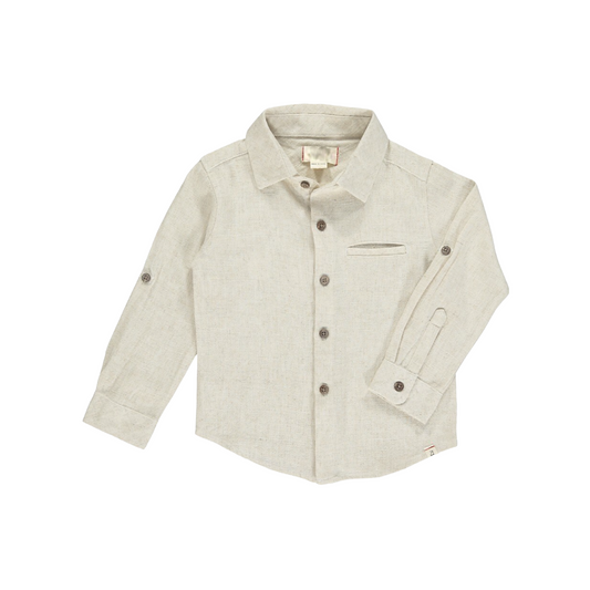 ATWOOD WOVEN SHIRT / CREAM GAUZE