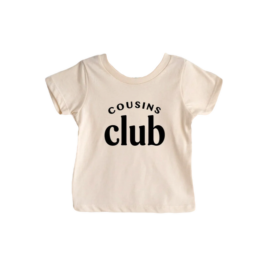 COUSINS CLUB ORGANIC MATCHING TEES