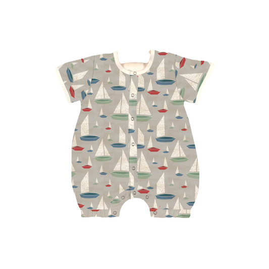 MARINA SAILBOATS BAMBOO NEWCASTLE MINI ROMPER