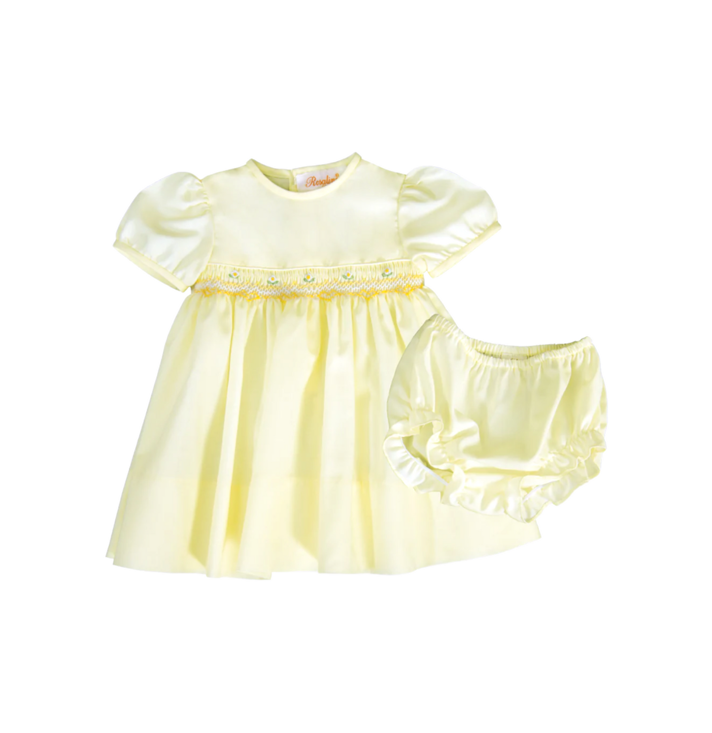 LEAH ENGL SMCKD BABY DRESS / YELLOW