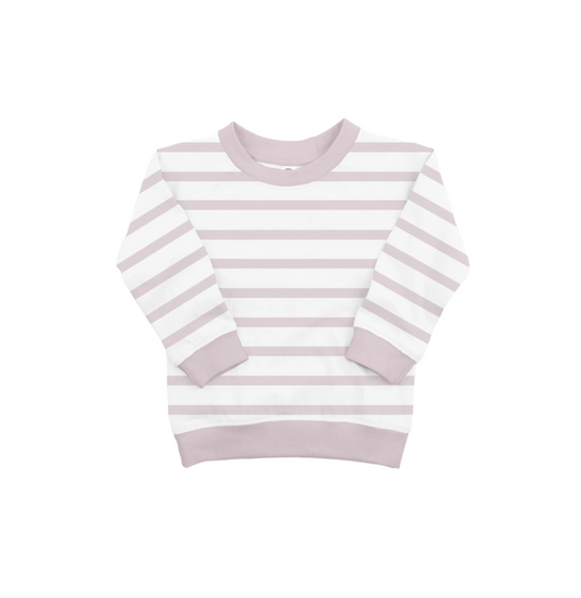 PORTLAND PULLOVER / BETTY STRIPE / LAVENDER