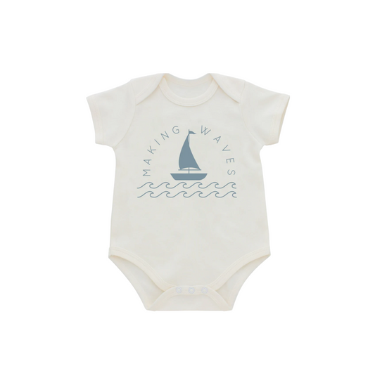 MAKING WAVES BABY ONESIE