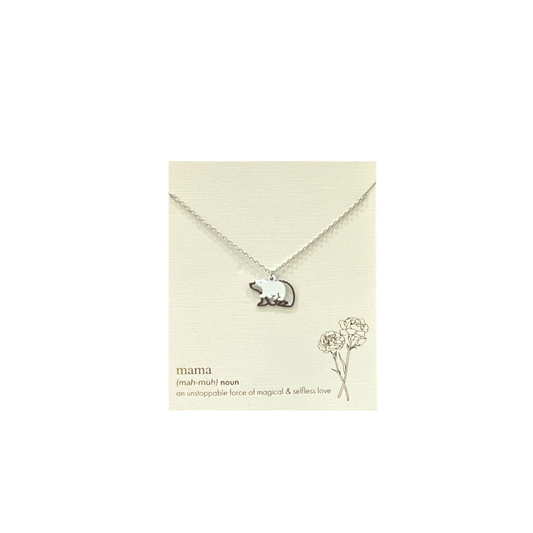 MAMA & BABY BEAR NECKLACE