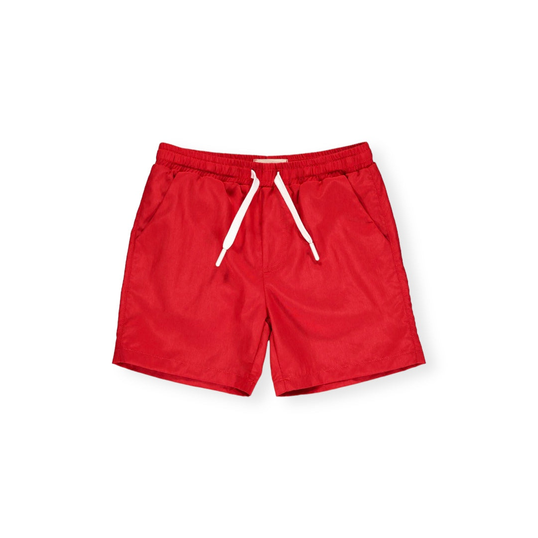 RED SWIM SHORT