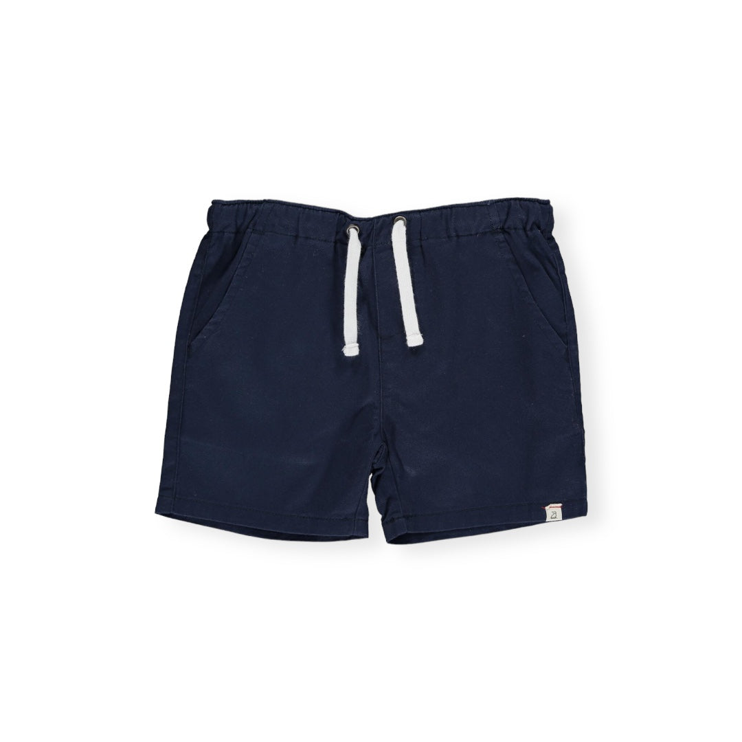 NAVY HUGO TWILL SHORTS