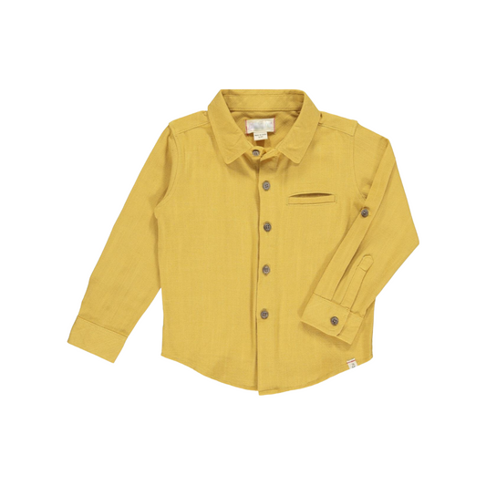 ATWOOD WOVEN SHIRT / MUSTARD GAUZE