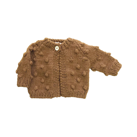 POPCORN CARDIGAN / WALNUT