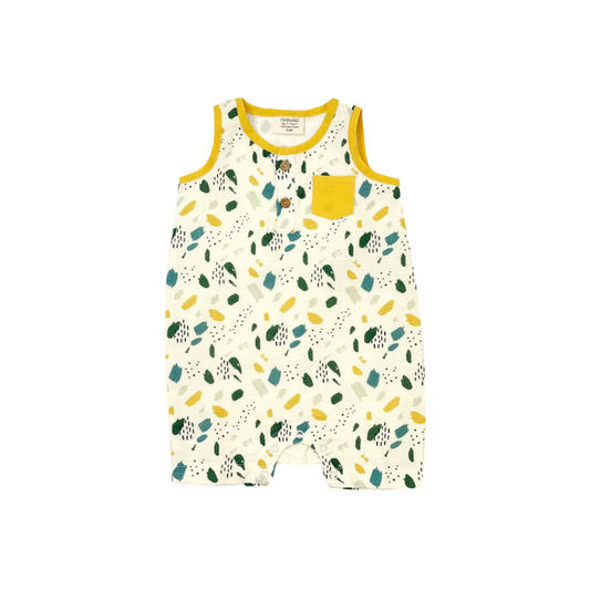 BLOOM SLEEVELESS SHORT ROMPER